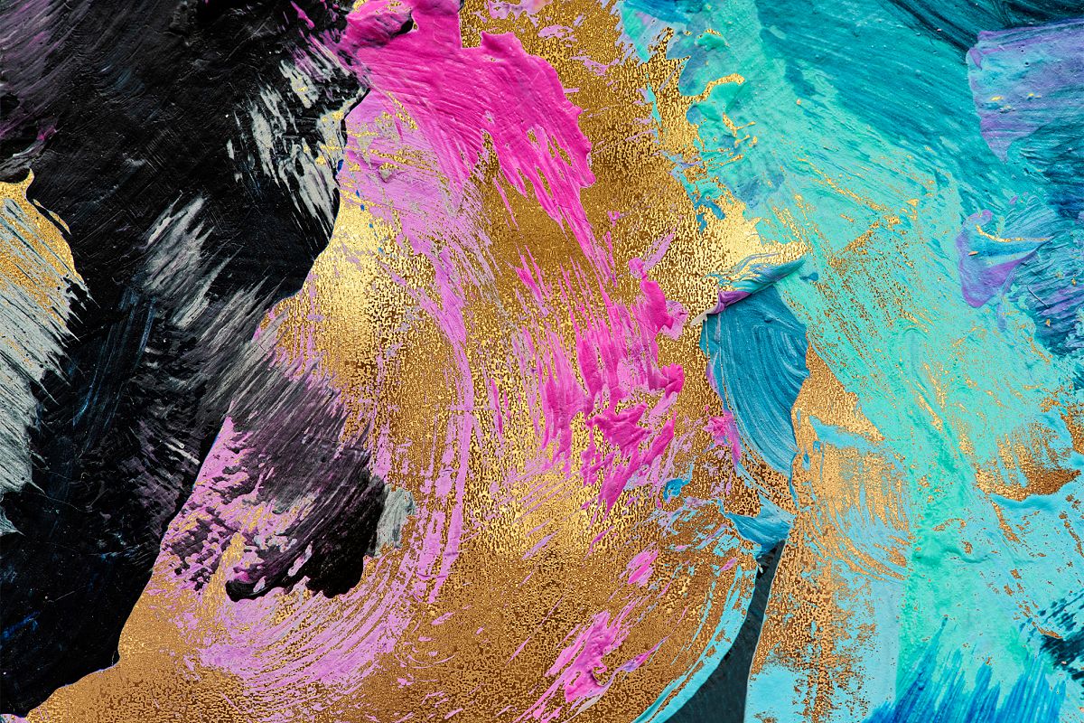 Gold & Painted Backgrounds example image 1