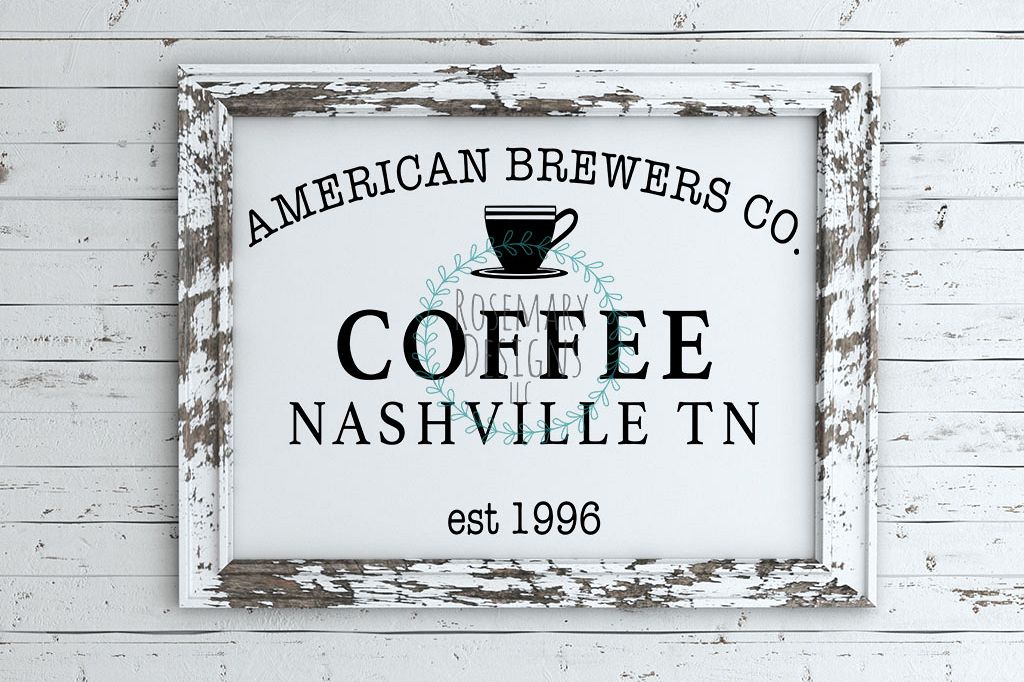 Download American Brewers Co - Vintage Sign SVG (24023) | SVGs ...