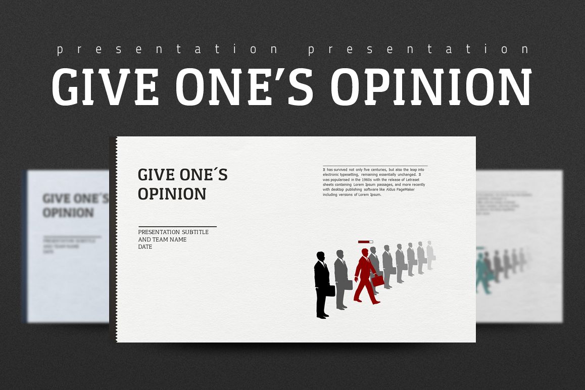 Opinion PPT example image 1