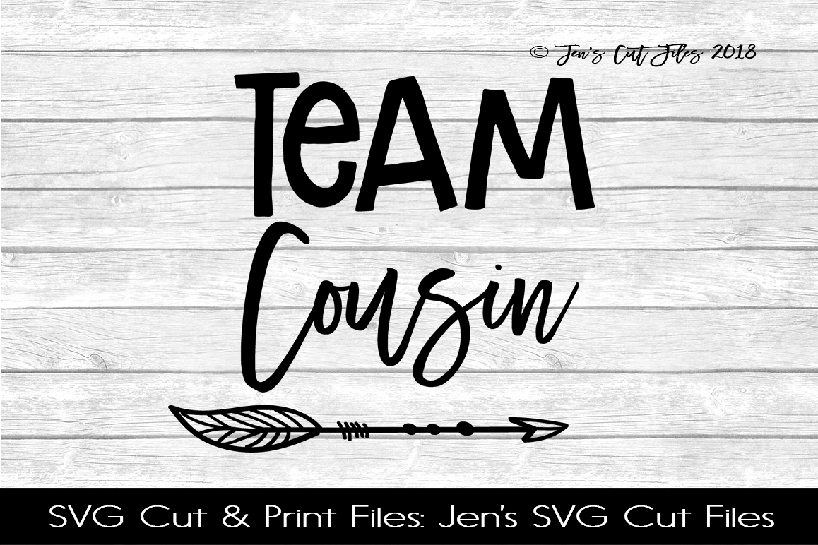 Team Cousin SVG Cut File example image 1