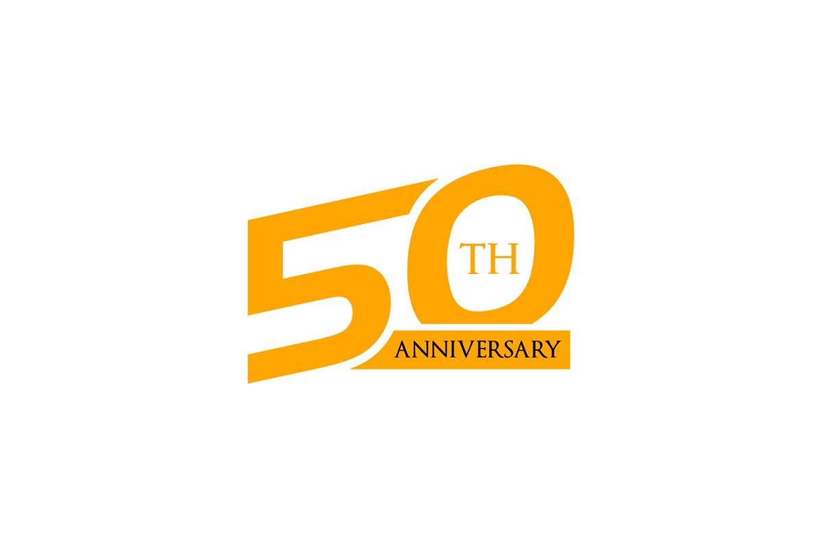 50th anniversary logo example image 1