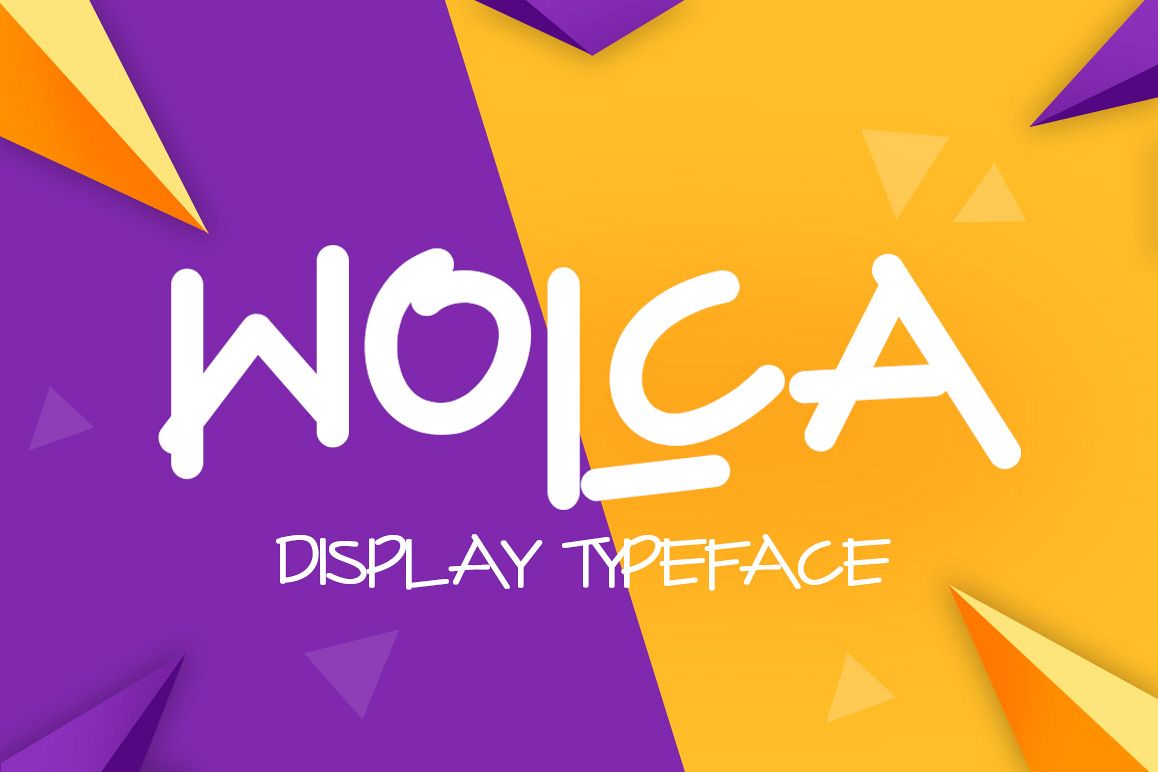 Wolca Display Font Trio example image 1