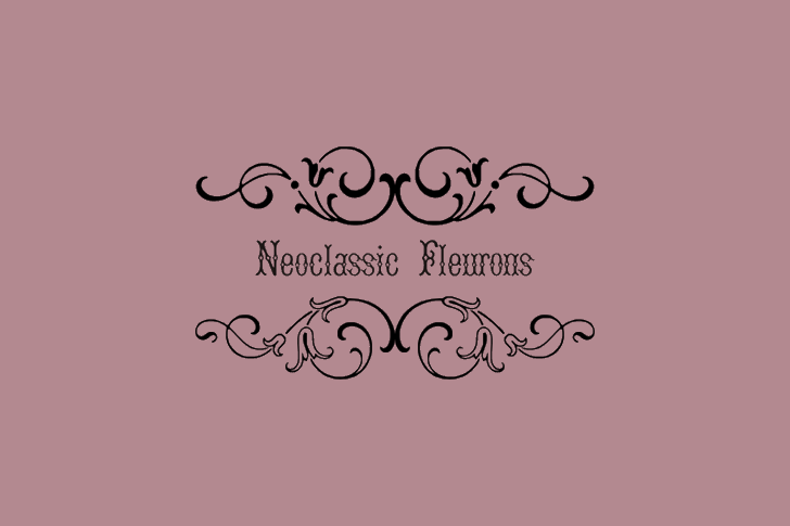 Neoclassic Fleurons example image 1