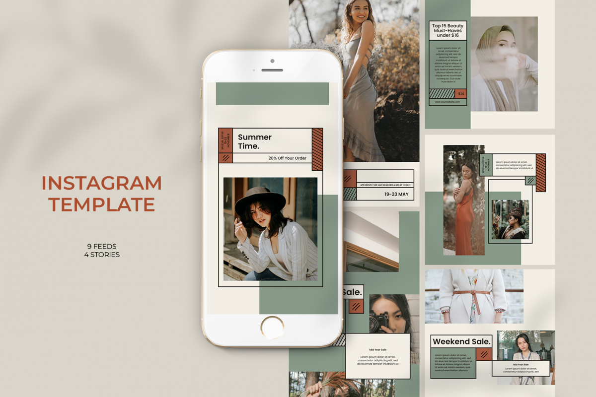 Fashion Instagram Templates example image 1