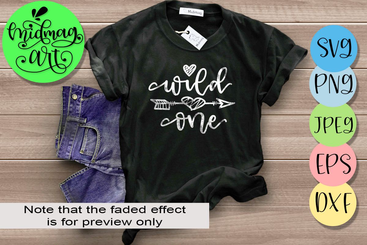 Wild one svg, 1st birthday svg example image 1