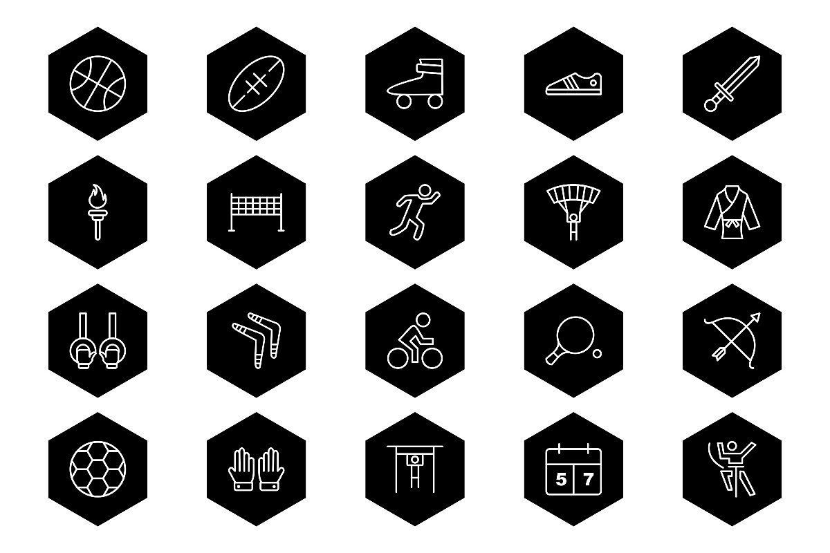 Set Of Sports And Game Icons example image 1