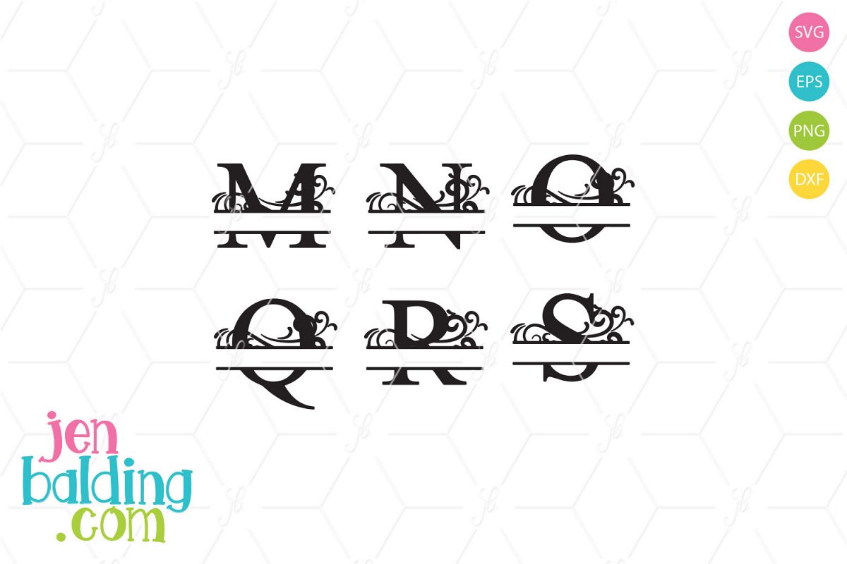 Split Monogram 7 example image 1