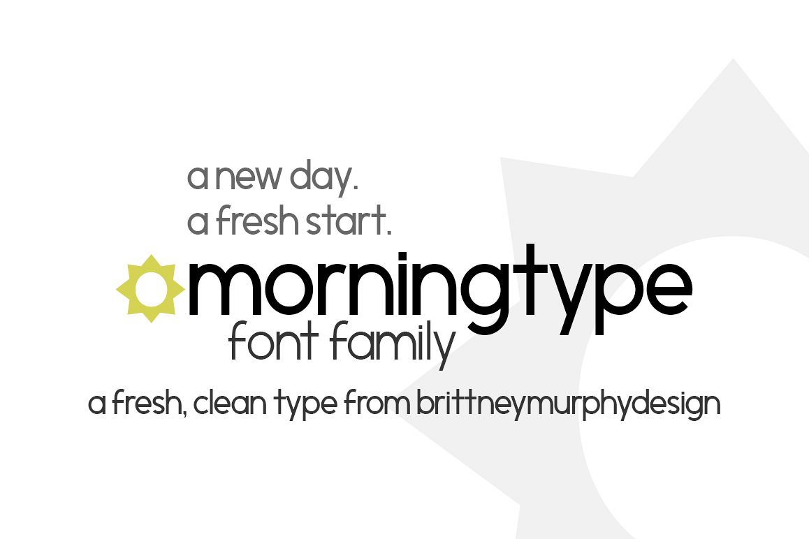 Morningtype example image 1