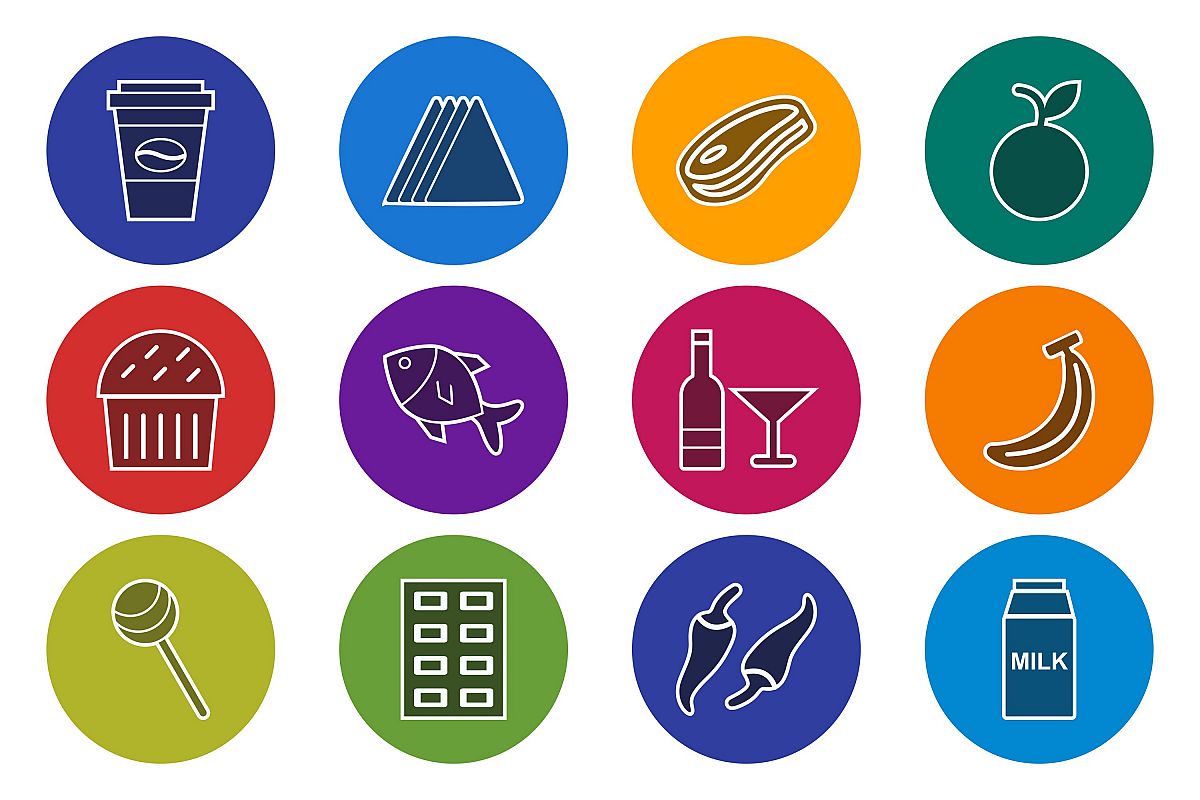 Set Of Food Icons example image 1