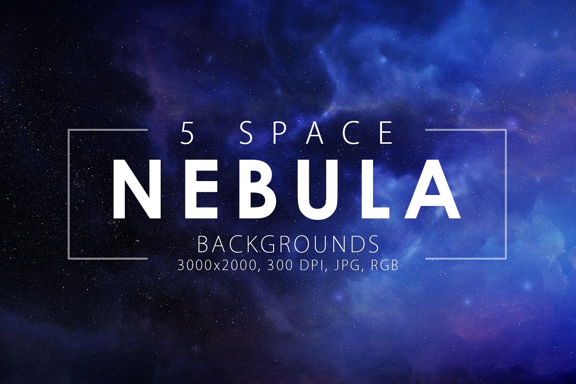 5 Realistic Nebula Backgrounds example image 1