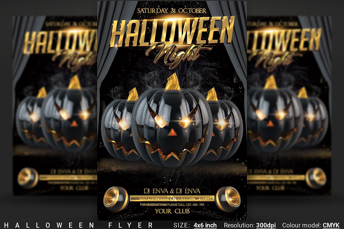Halloween Flyer example image 1
