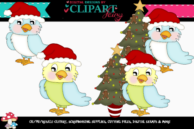 Christmas Parrots 1 example image 1