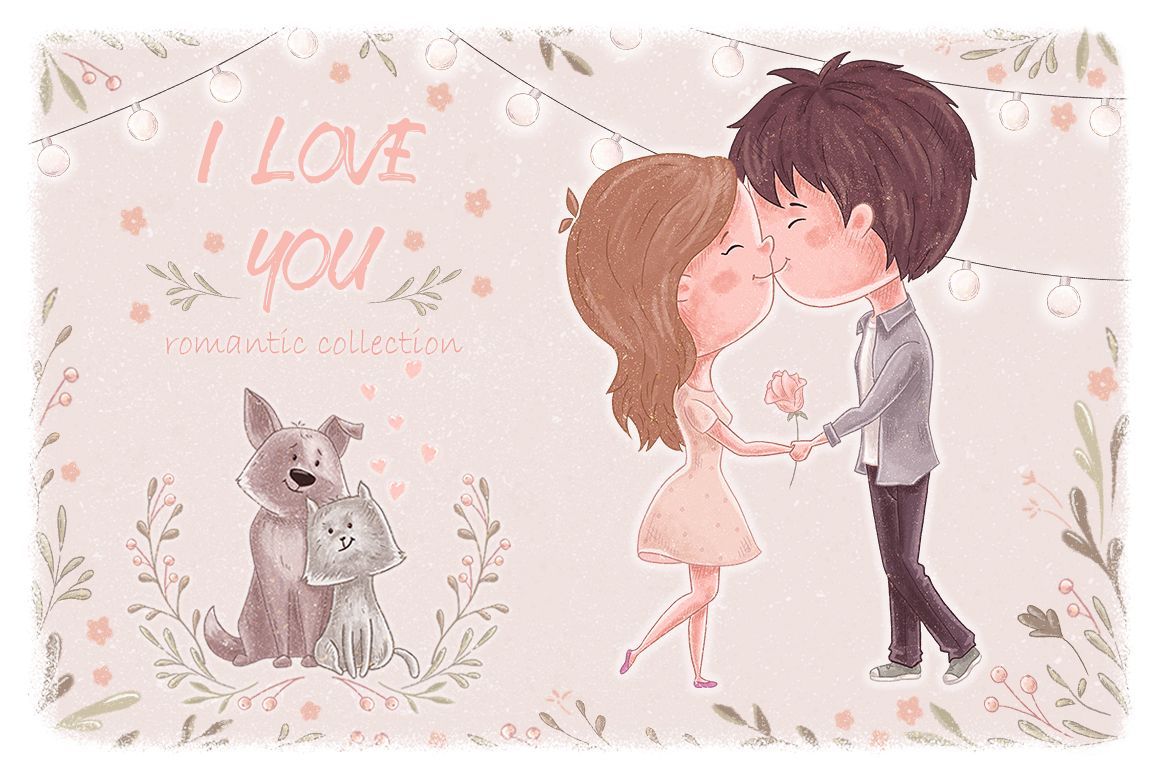I Love You. Romantic collection example image 1