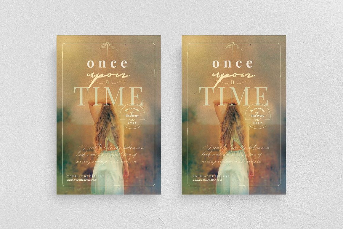 Once Upon A Time Flyer Template example image 1