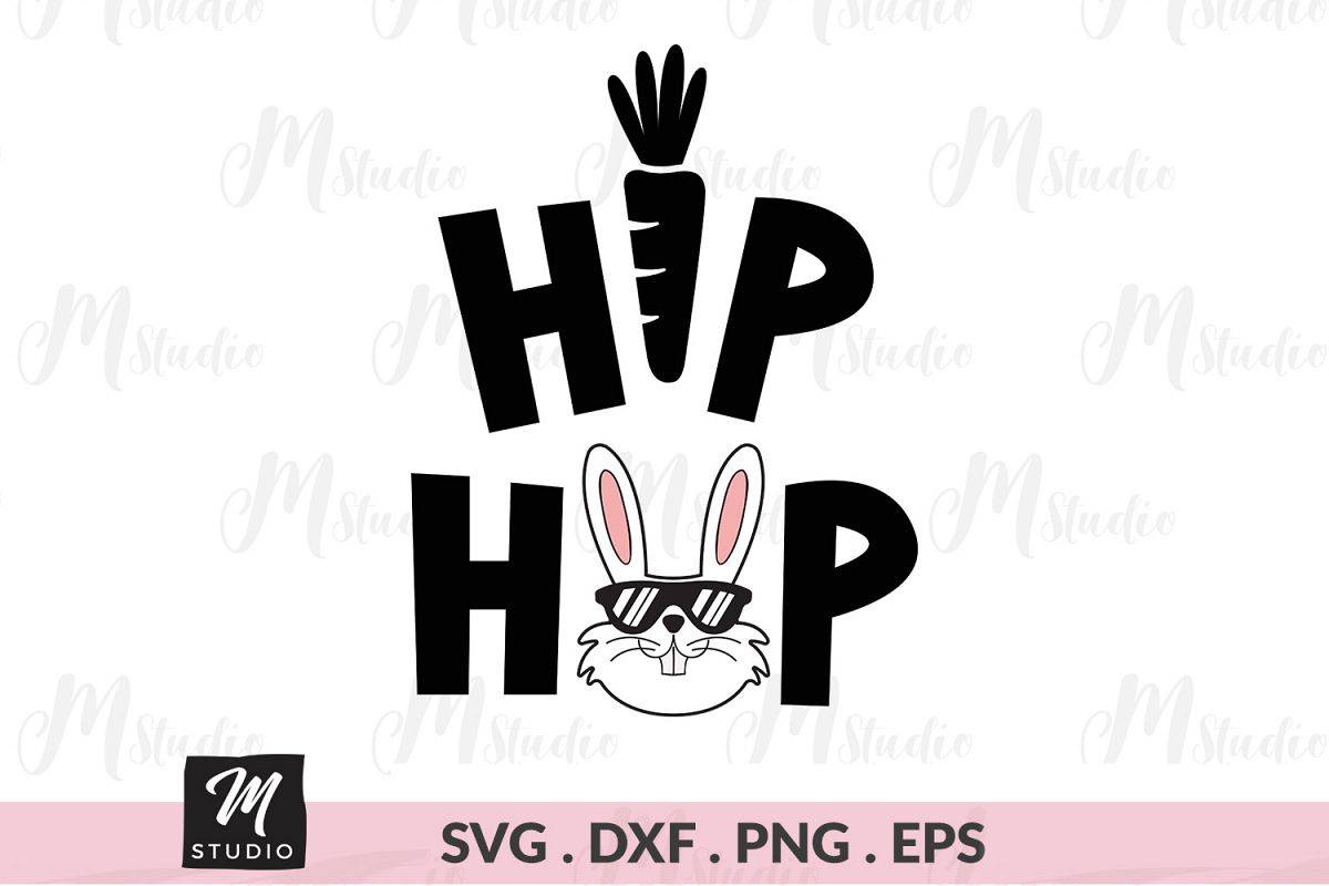 Hip Hop Carrots svg. example image 1