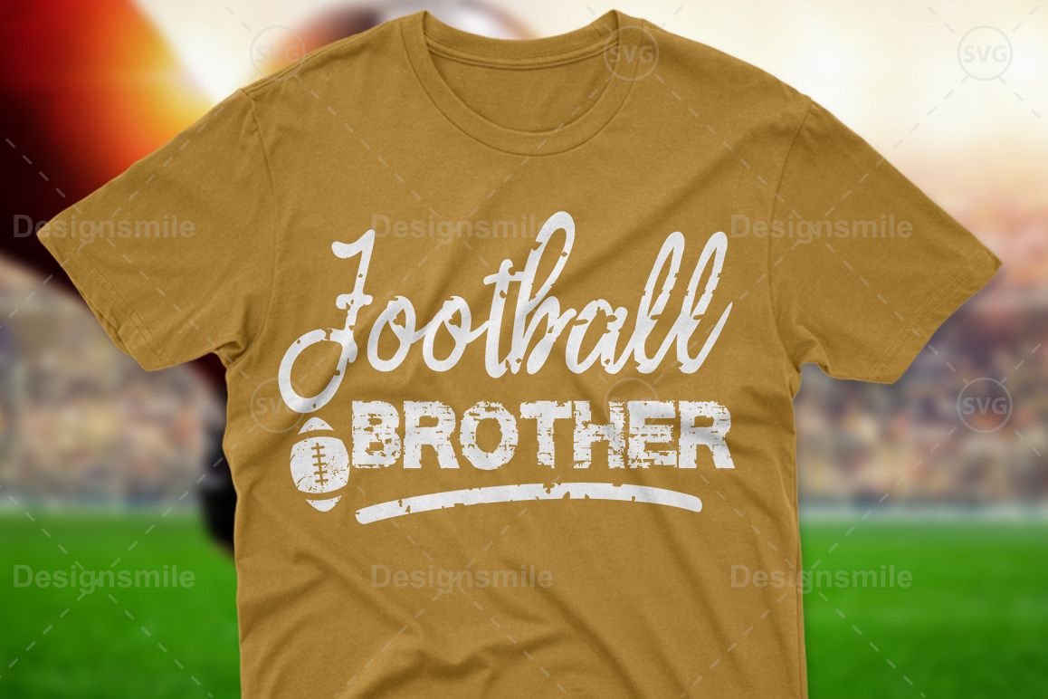 Football Brother SVG DXF PNG EPS Cutting Files example image 1