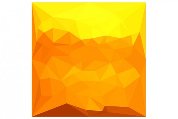 Cyber Yellow Abstract Low Polygon Background example image 1