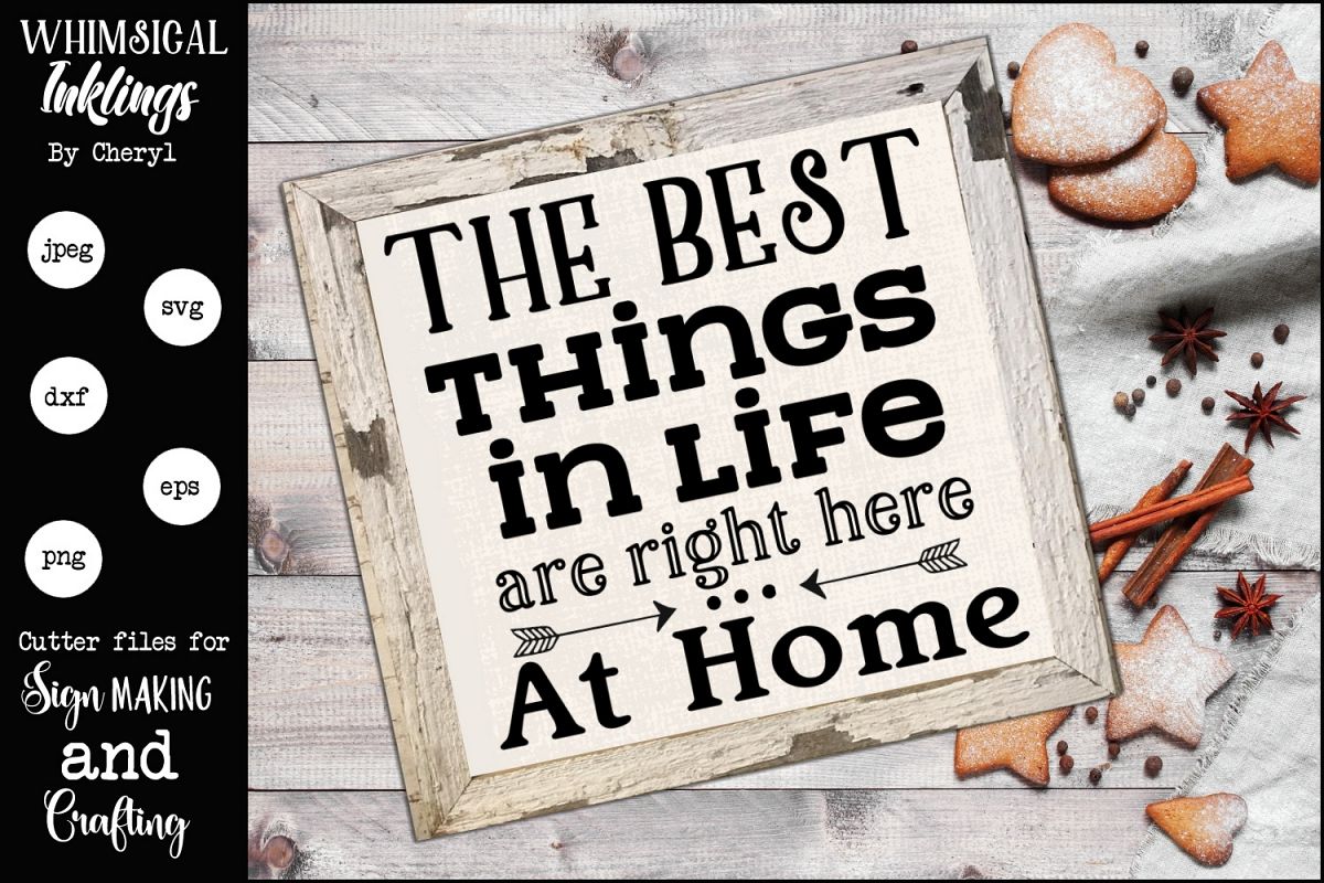 Right Here At Home SVG example image 1