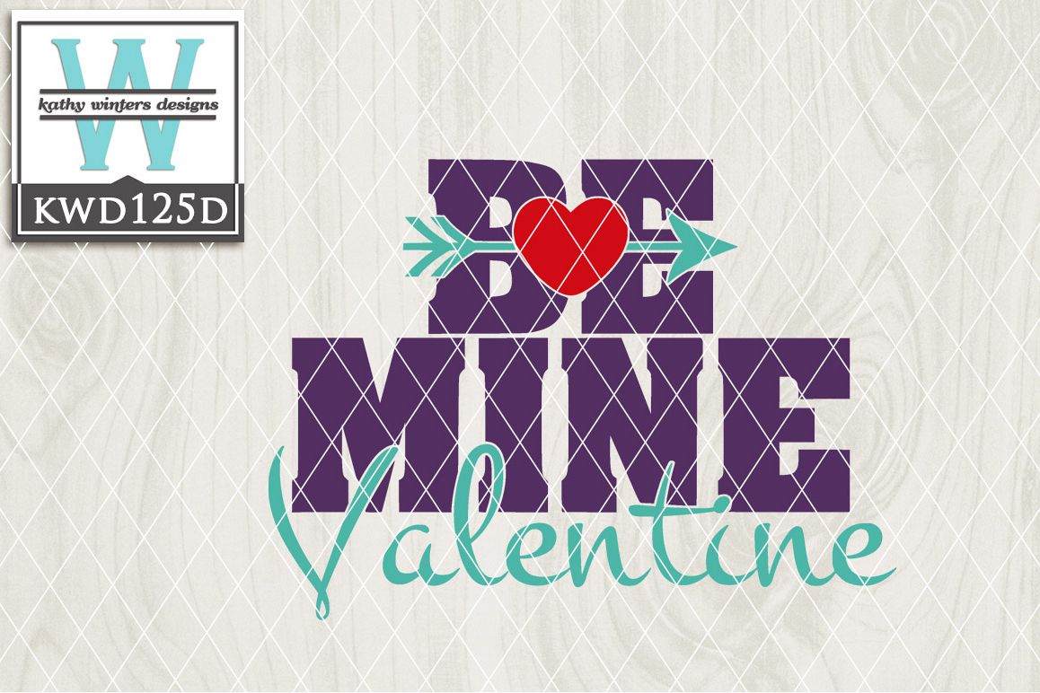 Valentines Cutting File KWD125D example image 1