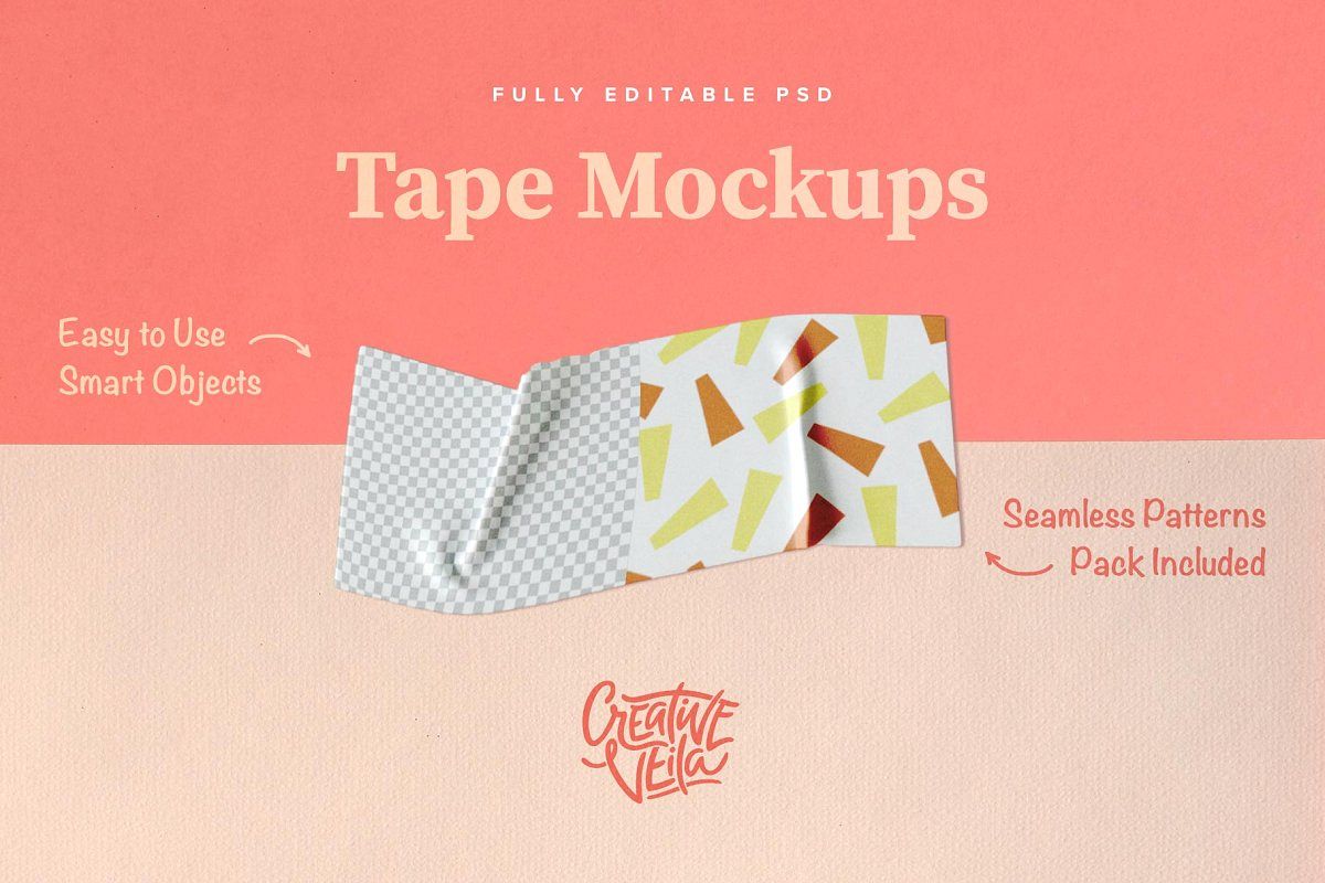Washi Tape PSD Mockups example image 1