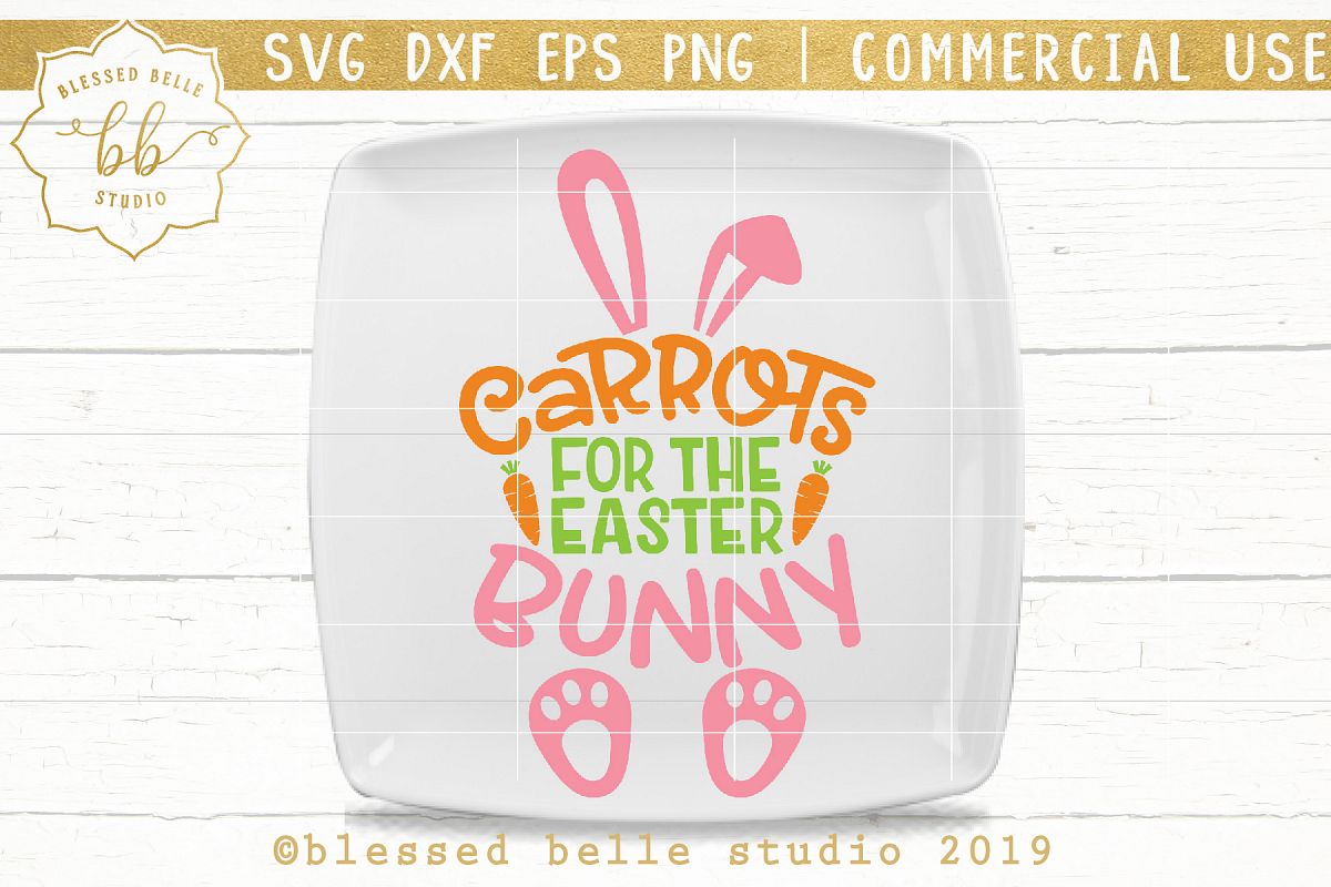 Carrots for the Easter Bunny / Easter SVG / SVG DXF EPS PNG example image 1