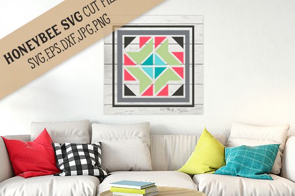 Madison Barn Quilt cut file example image 1