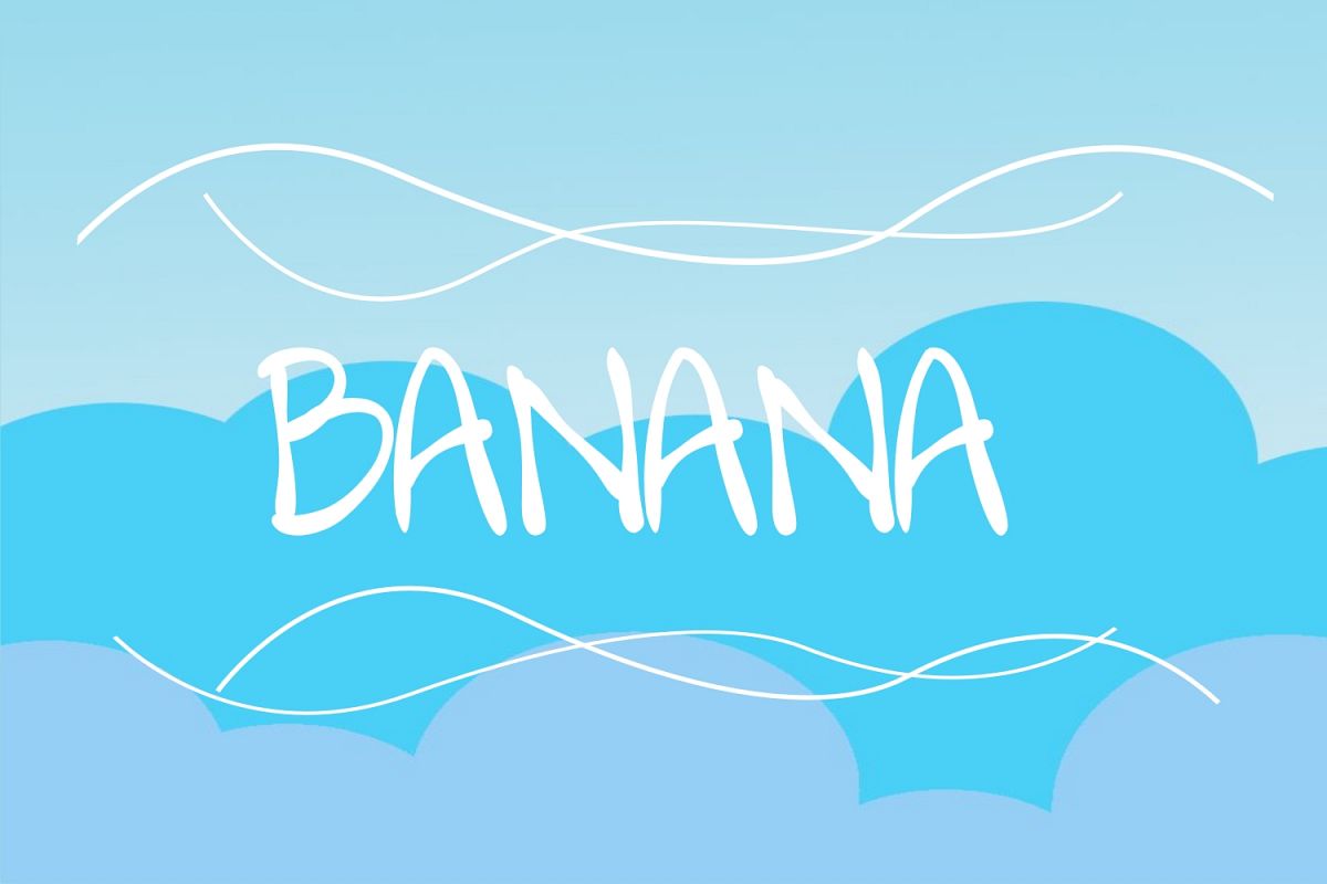 bananafont example image 1