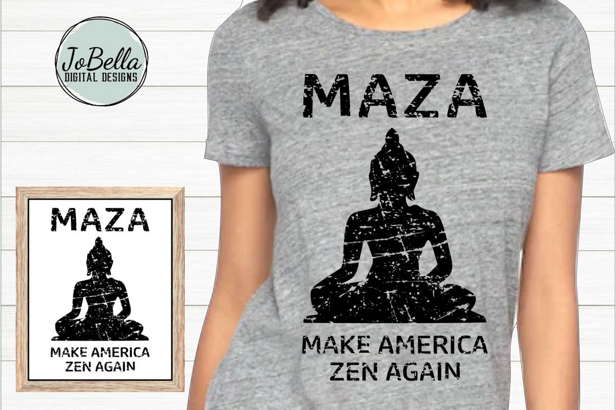 Distressed Buddha SVG, Sublimation Design and Printable example image 1