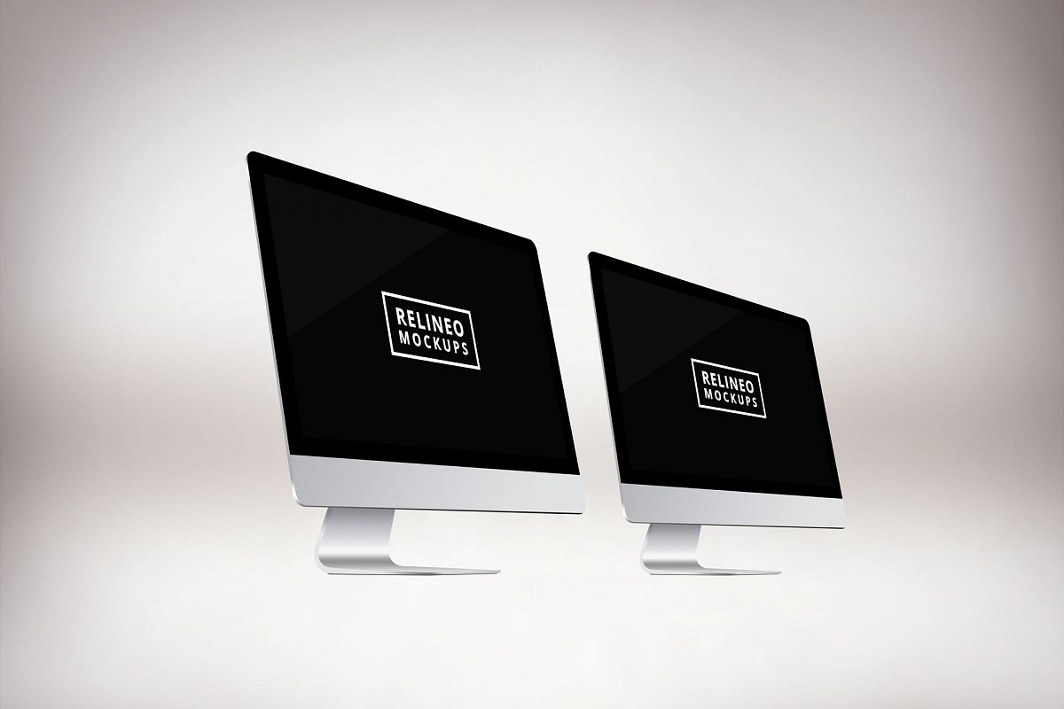 Apple iMac Mock-up #8 example image 1