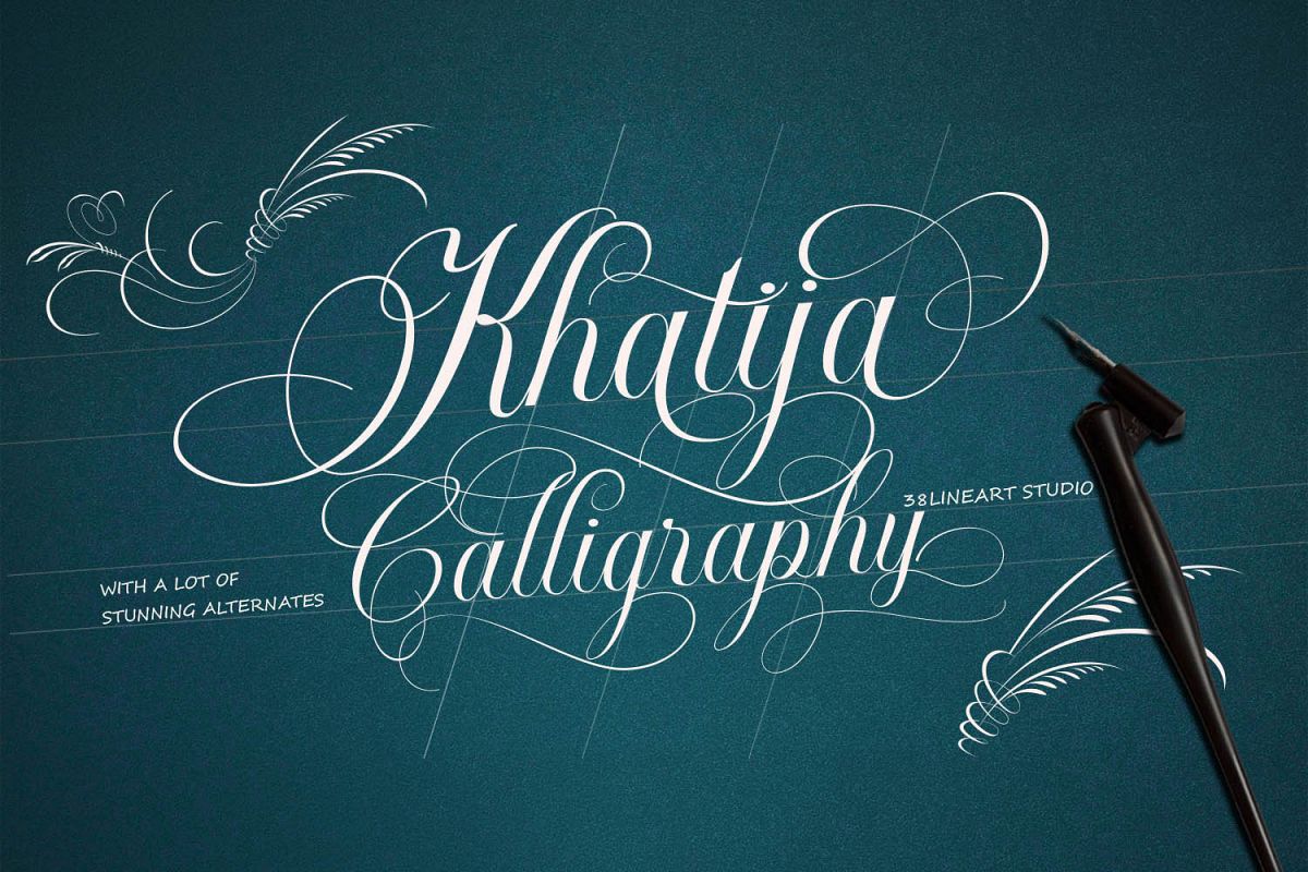 Khatija Calligraphy example image 1