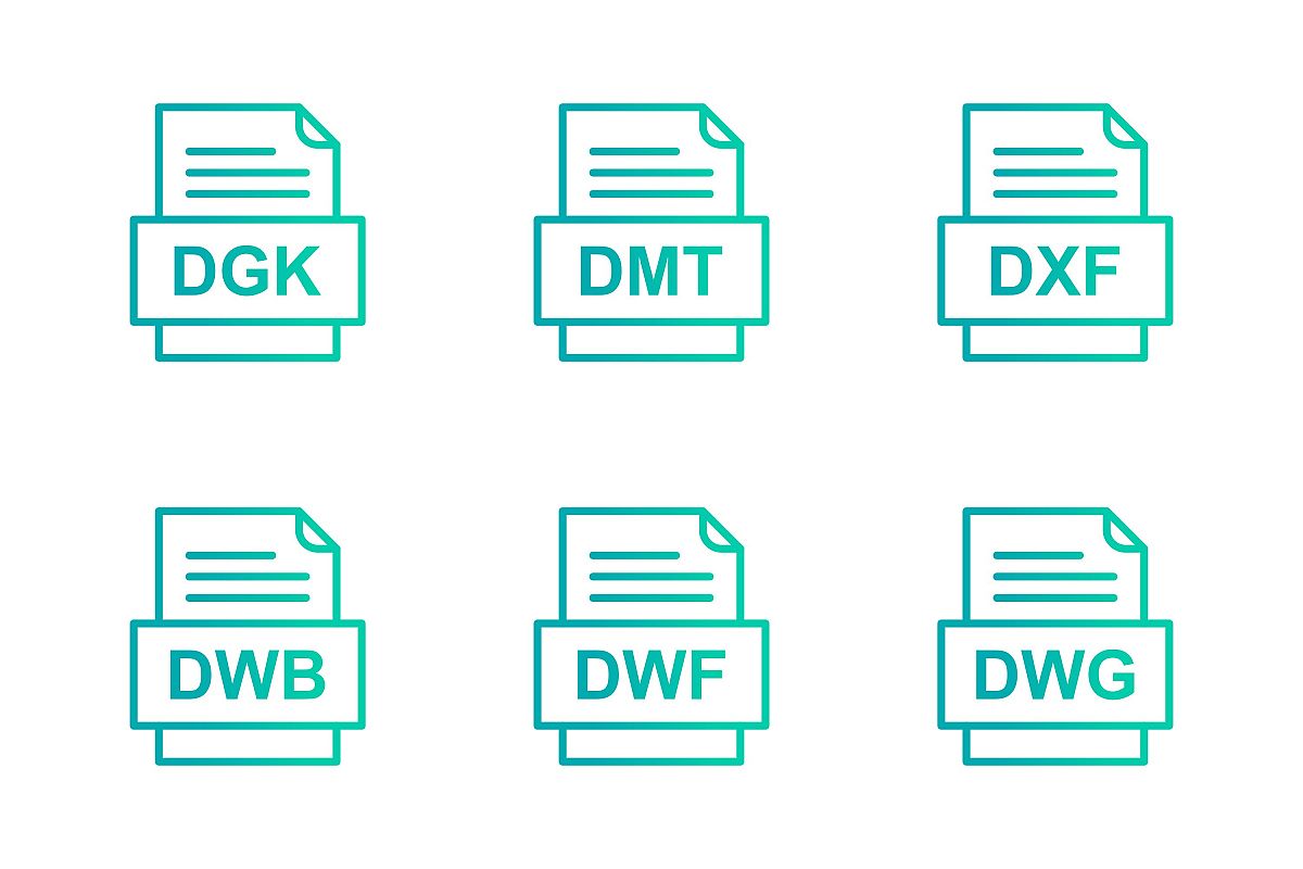 Set Of File Formats Icons example image 1