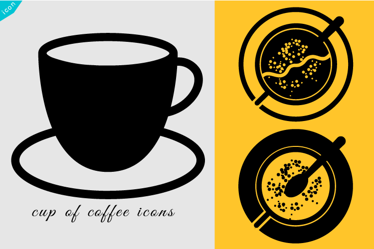 Cup of coffee icon example image 1