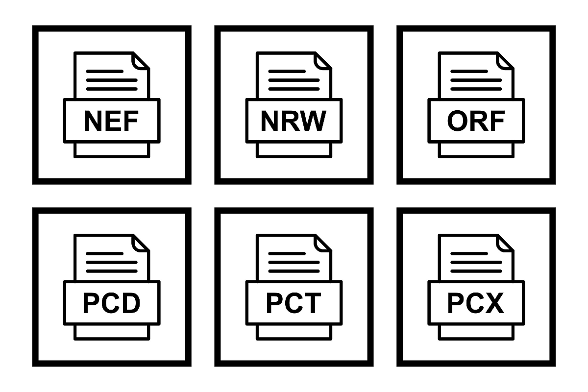 Set Of File Formats Icons example image 1