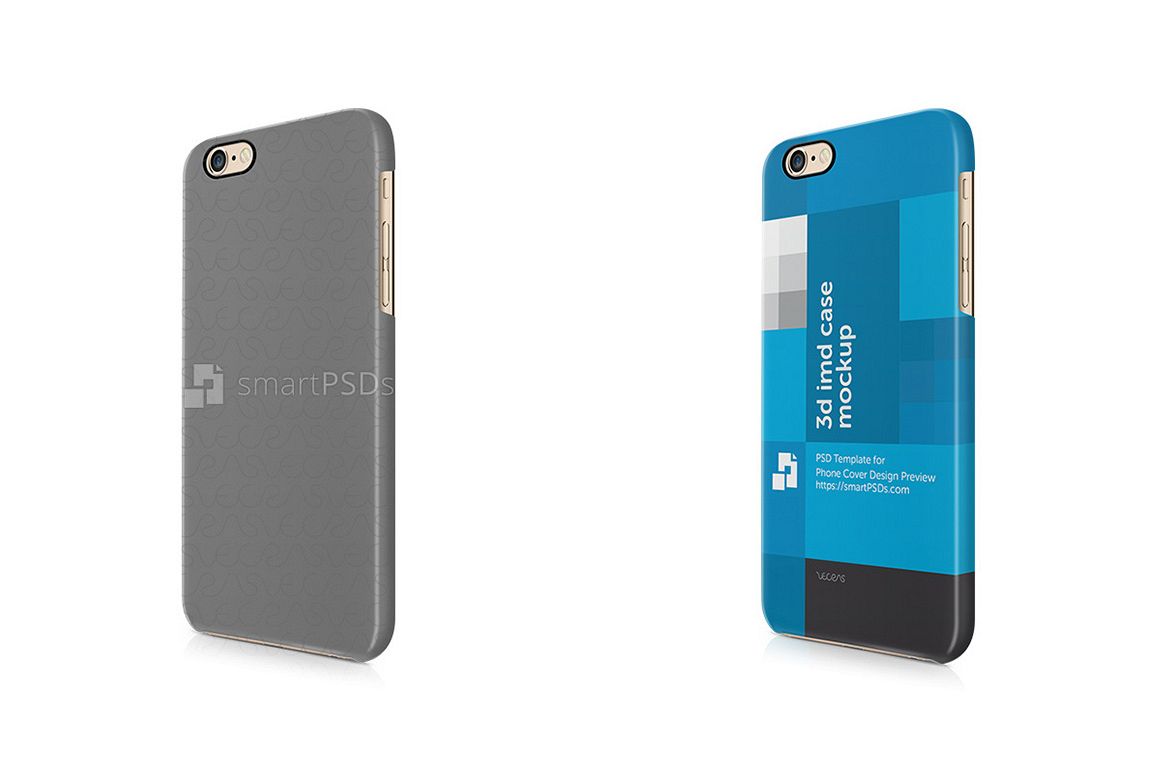 Apple iPhone 6s Open Cut 3d IMD Mobile Case Design Mockup 2015 example image 1