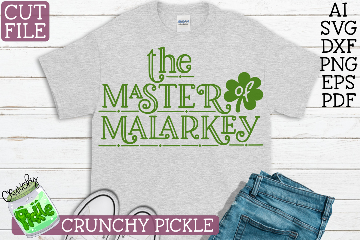 Master of Malarkey St. Patrick's Day SVG File example image 1