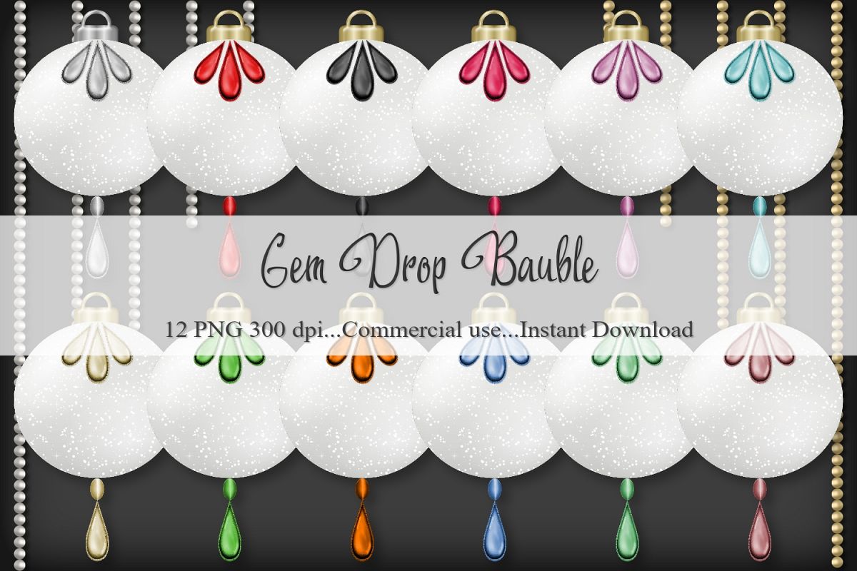 Gem Drop Bauble example image 1