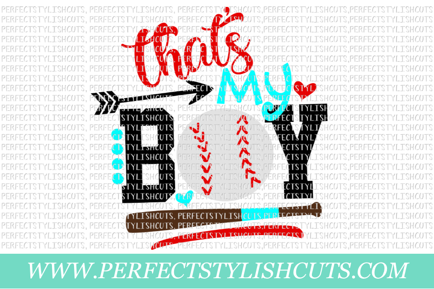 Baseball SVG - Sports SVG, That's My Boy SVG, Baseball Mom example image 1