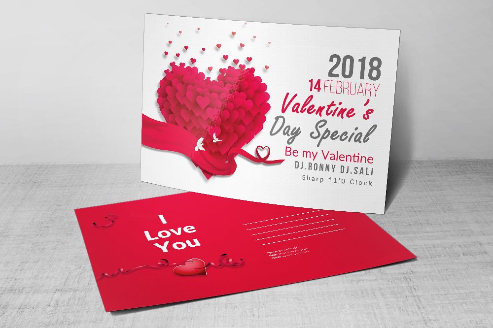 Valentine's Love Day Postcards example image 1