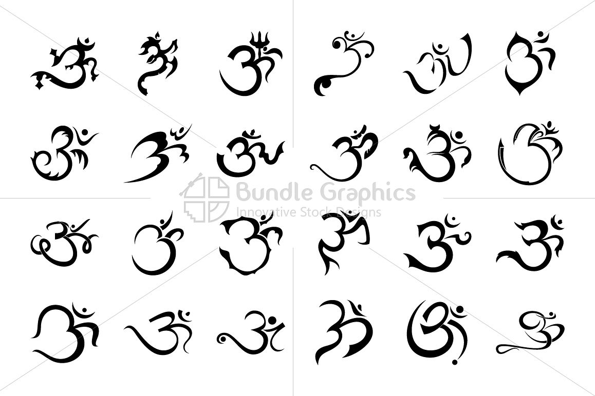 Om - Hindu Religious Symbol example image 1