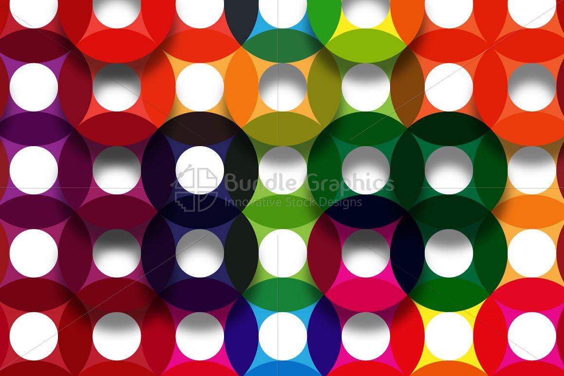 Colorful Circles - Vibrant Background example image 1