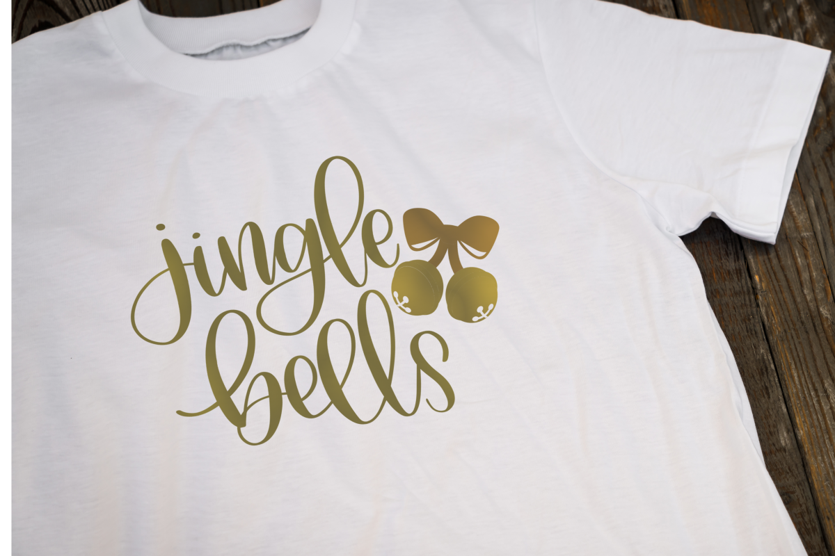 Jingle Bells Hand Lettered SVG example image 1