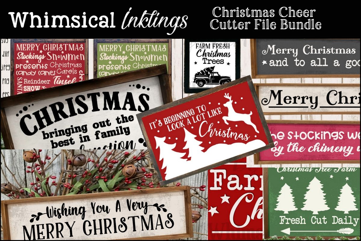 Christmas Cheer SVG Bundle SUPER SAVER example image 1
