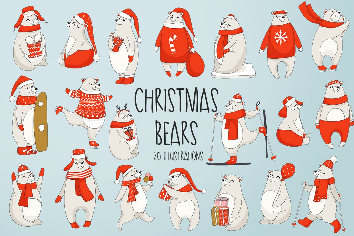 Christmas bears example image 1