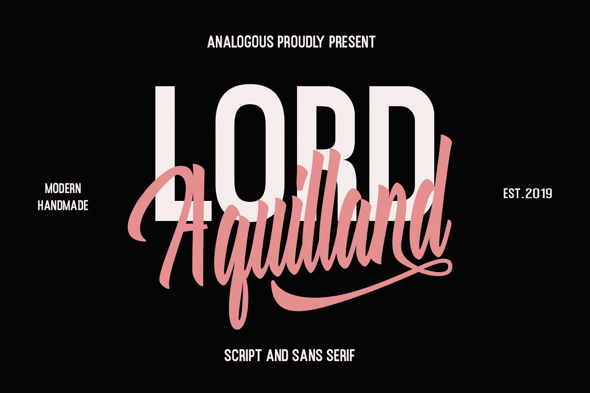 Aquilland - Font Duo example image 1