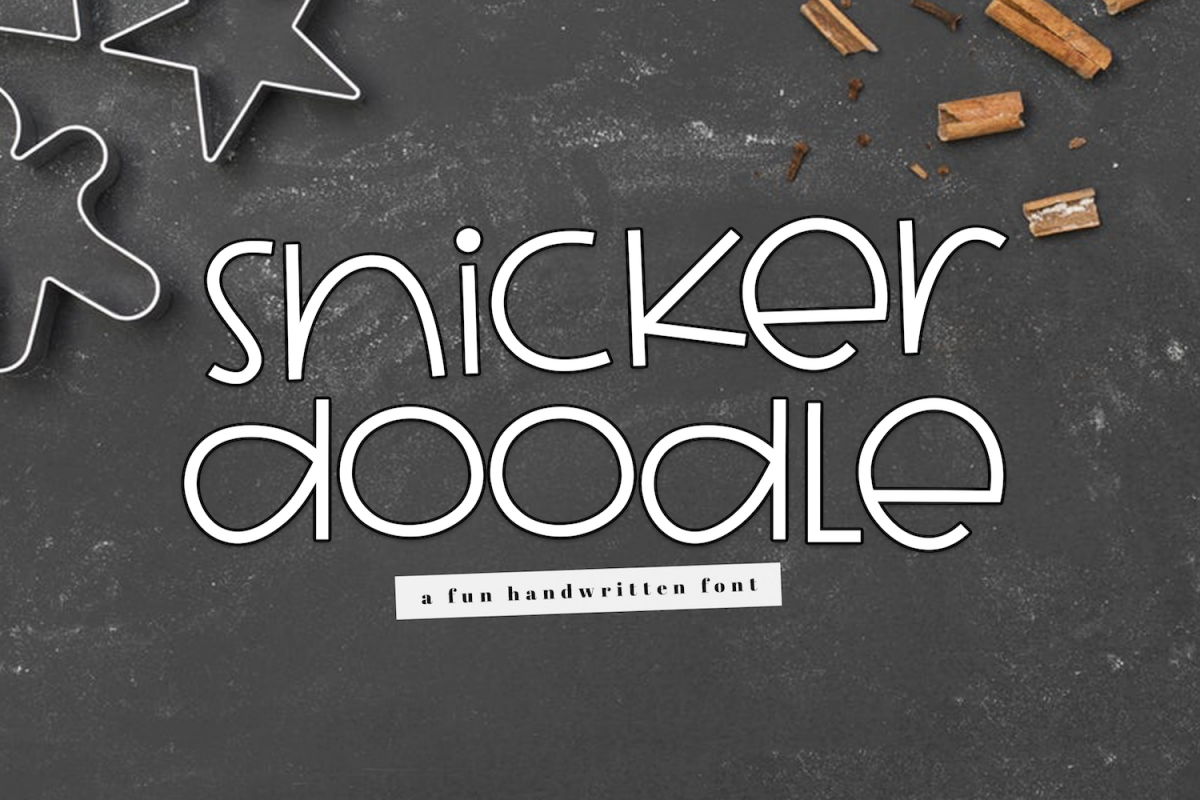 Snickerdoodle - A Cute Handwritten Font example image 1