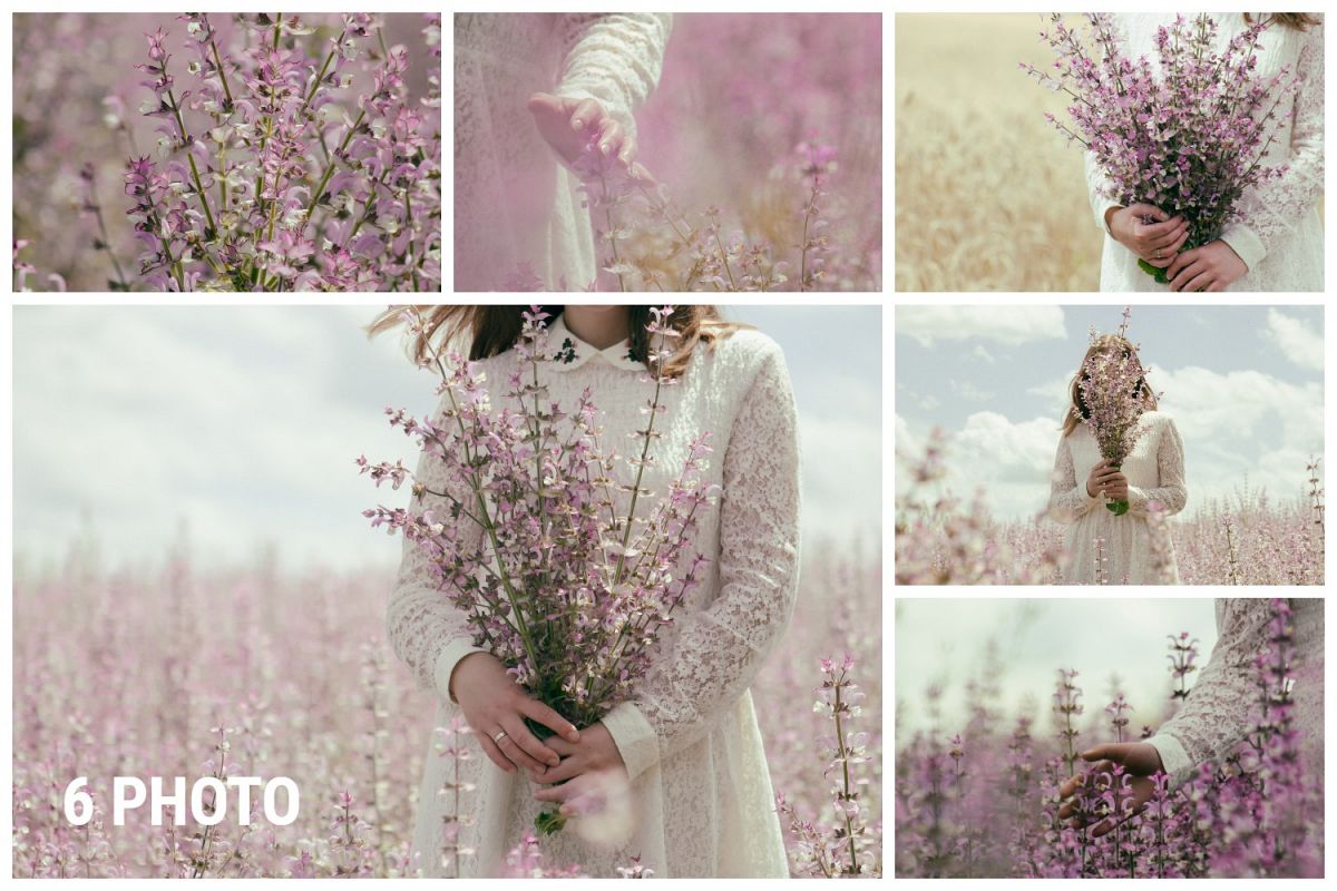 girl outdoors in a field of sage example image 1