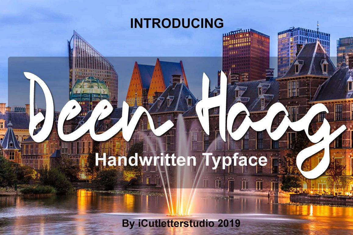Deen Haag - Handwritten Typeface example image 1