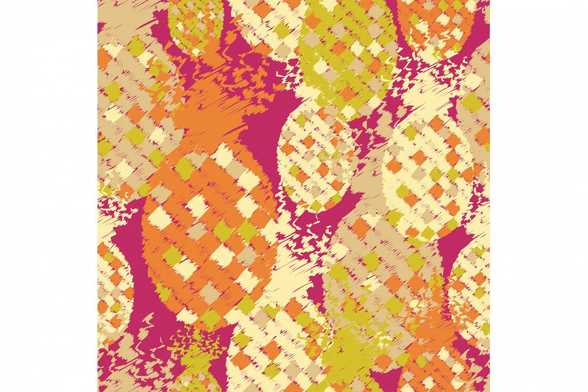 Ethnic boho seamless pattern with decorative pineapples. Tropical fruits. example image 1