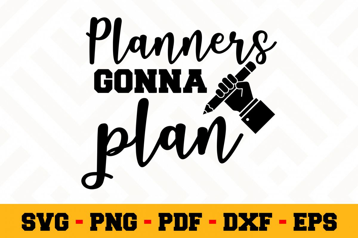 Planning SVG Design n490 | Planning SVG Planner File example image 1
