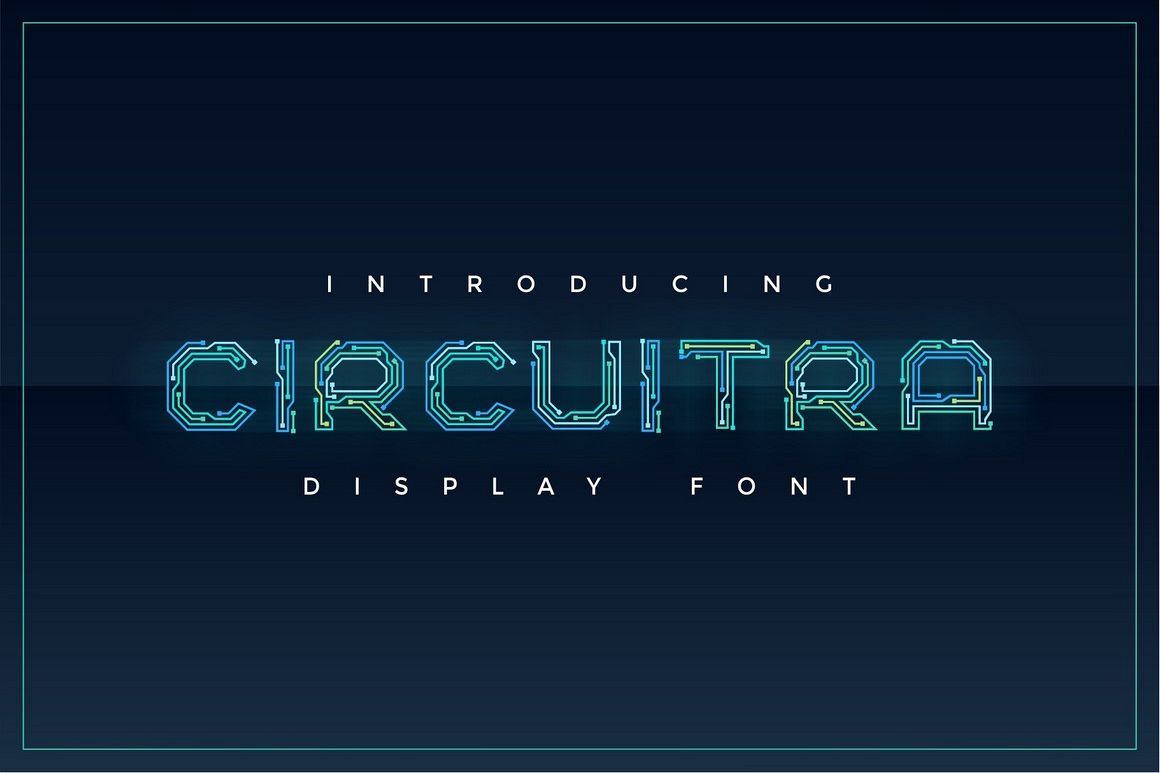Circuitra - Color Font example image 1